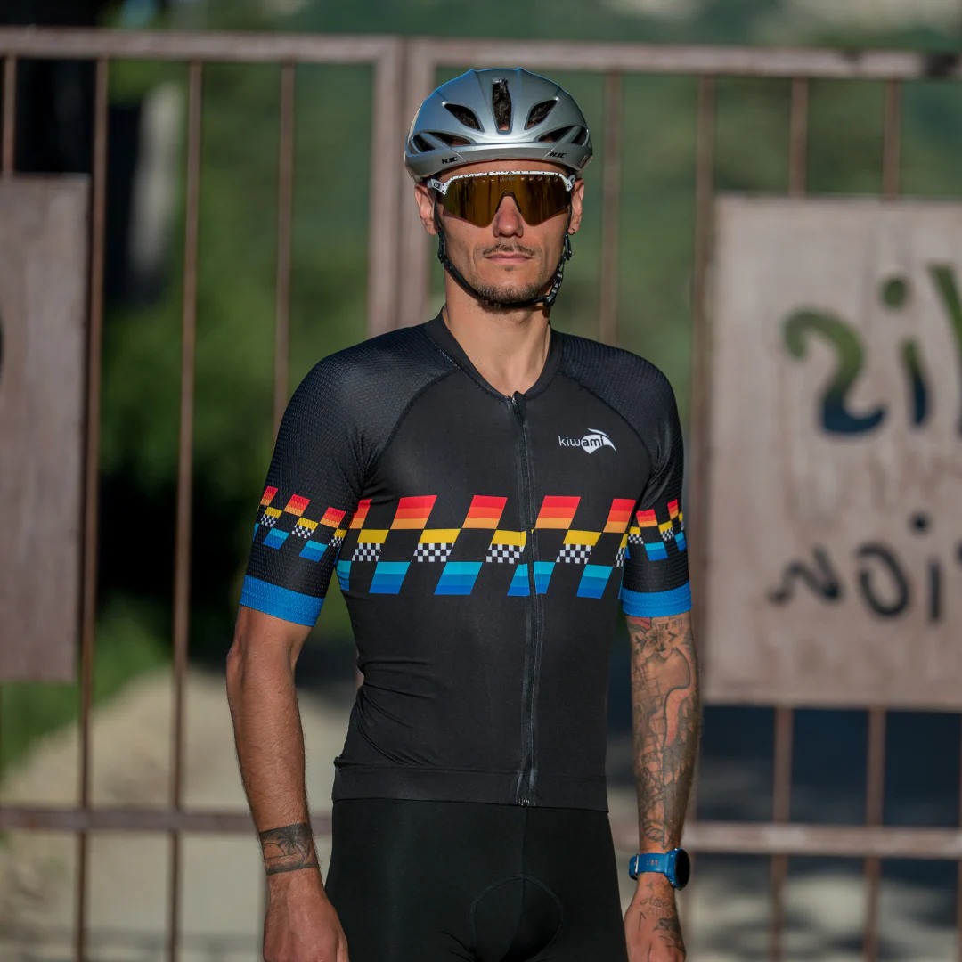 Maillot vélo Spandelles Finisher Black – Image 2