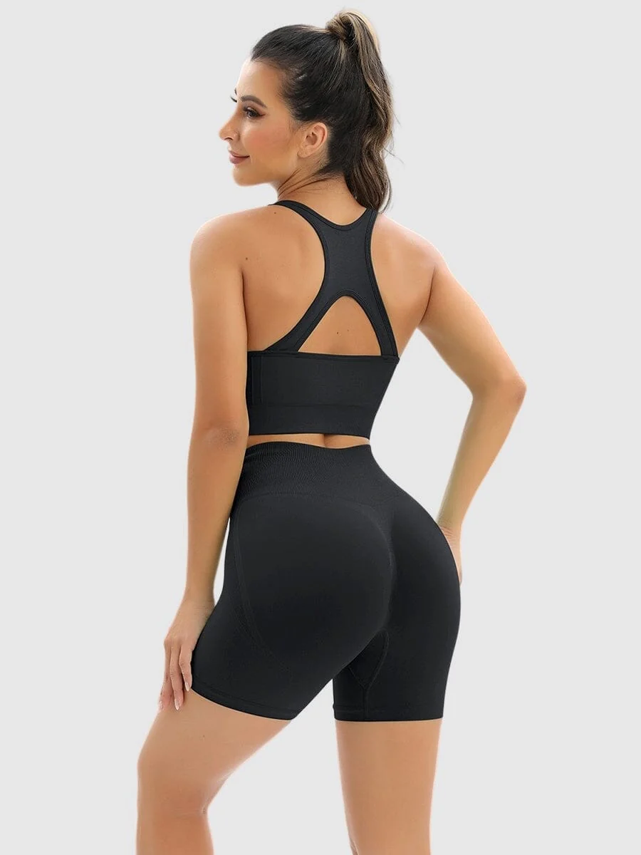 Ensemble Sport Push Up, Short et Brassière – Image 2