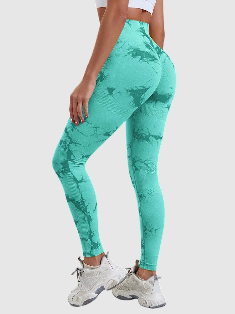 Legging Sport Teinté Push Up Sans Couture – Image 7
